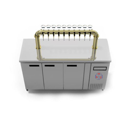 Tủ rót bia 10 vòi