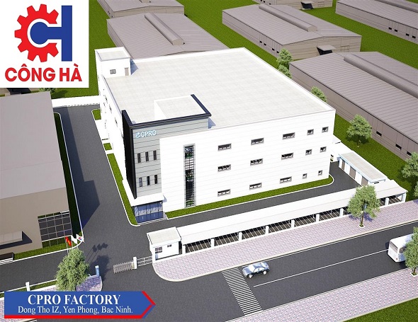 Nhà máy CPRO - Tổng Thầu Xây Dựng Công Nghiệp Công Hà - Công Ty Cổ Phần Tập Đoàn Công Hà