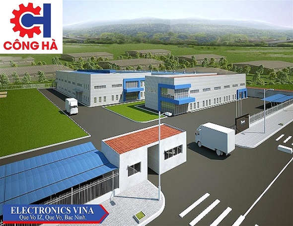 Nhà máy Electronics Vina - Tổng Thầu Xây Dựng Công Nghiệp Công Hà - Công Ty Cổ Phần Tập Đoàn Công Hà