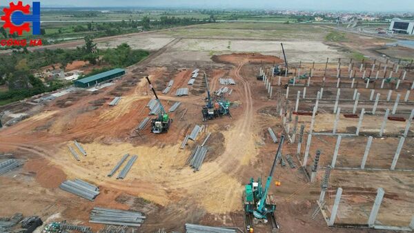 Nhà máy giày da Ninh Bình - Tổng Thầu Xây Dựng Công Nghiệp Công Hà - Công Ty Cổ Phần Tập Đoàn Công Hà