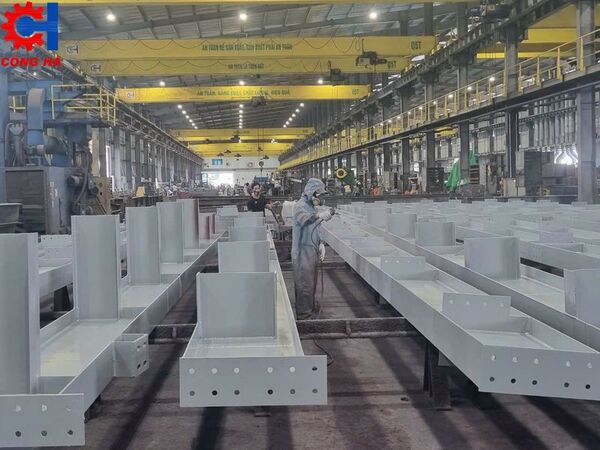 Thi công kết cấu thép - Tổng Thầu Xây Dựng Công Nghiệp Công Hà - Công Ty Cổ Phần Tập Đoàn Công Hà