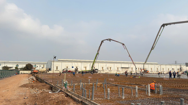 Xây dựng nhà xưởng Everfortune Quảng Ninh - Tổng Thầu Xây Dựng Công Nghiệp Công Hà - Công Ty Cổ Phần Tập Đoàn Công Hà