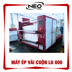 Máy ép vải cuộn lu 800