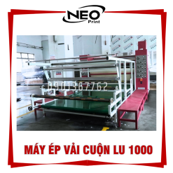Máy ép vải cuộn lu 1000