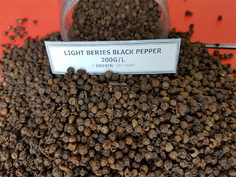 Hạt tiêu đen Light Berries - Nông Sản Gia Vị TH - Công Ty TNHH Xuất Nhập Khẩu Gia Vị TH