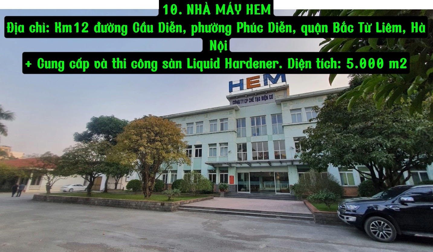 Nhà máy HEM - Chống Thấm H&Đ - Công Ty TNHH Sơn Epoxy Và Chống Thấm H&Đ