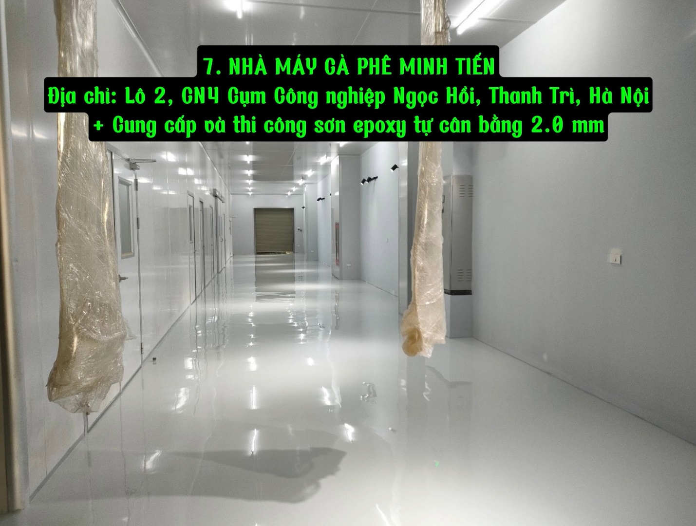 Nhà máy cà phê Minh Tiến - Chống Thấm H&Đ - Công Ty TNHH Sơn Epoxy Và Chống Thấm H&Đ
