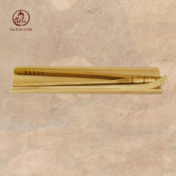 Bộ trà cụ tre 3 món