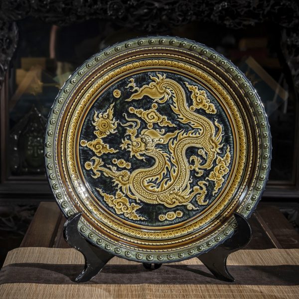 Đĩa cảnh - Bát Tràng