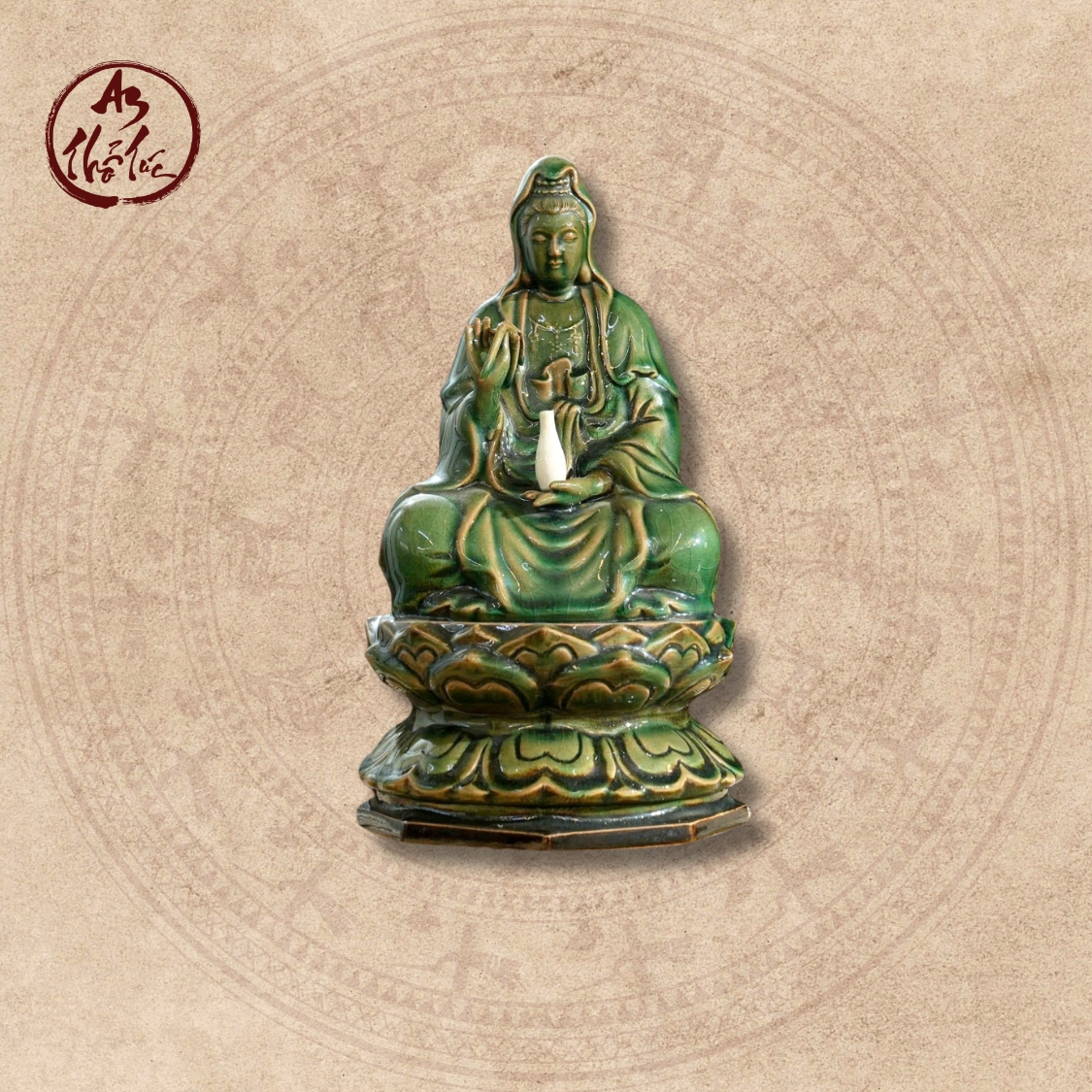 Tượng Quan Âm Tọa Đài Sen