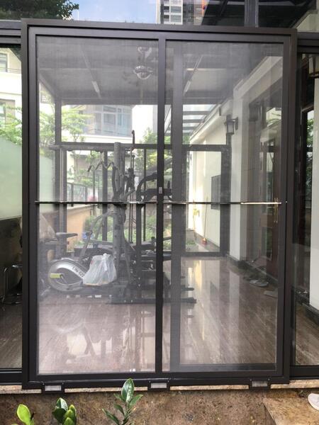 Cửa lưới chống muỗi inox vách cố định