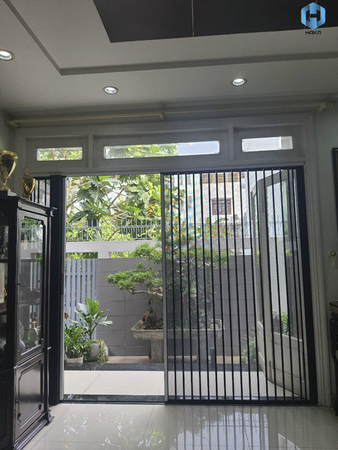 Cửa xếp lá nhôm chống muỗi, ngăn chuột, chó, mèo