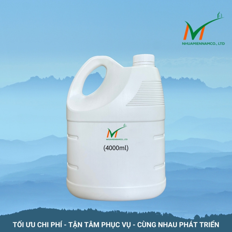 Can nhựa nước rửa chén 4000ml