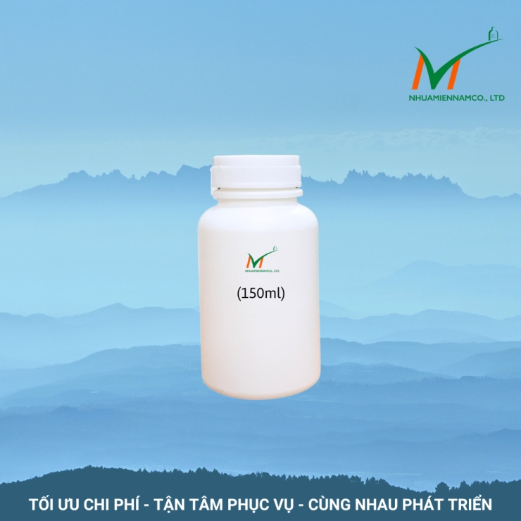 Chai nhựa HDPE 150ml đựng dược phẩm