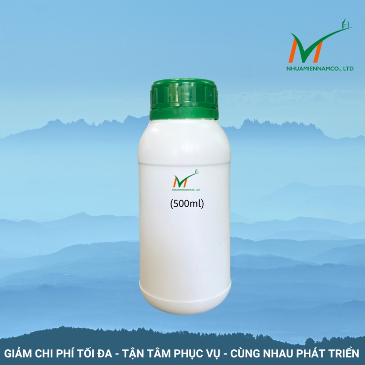 Chai nhựa HDPE 500ml đựng phân bón dạng lỏng