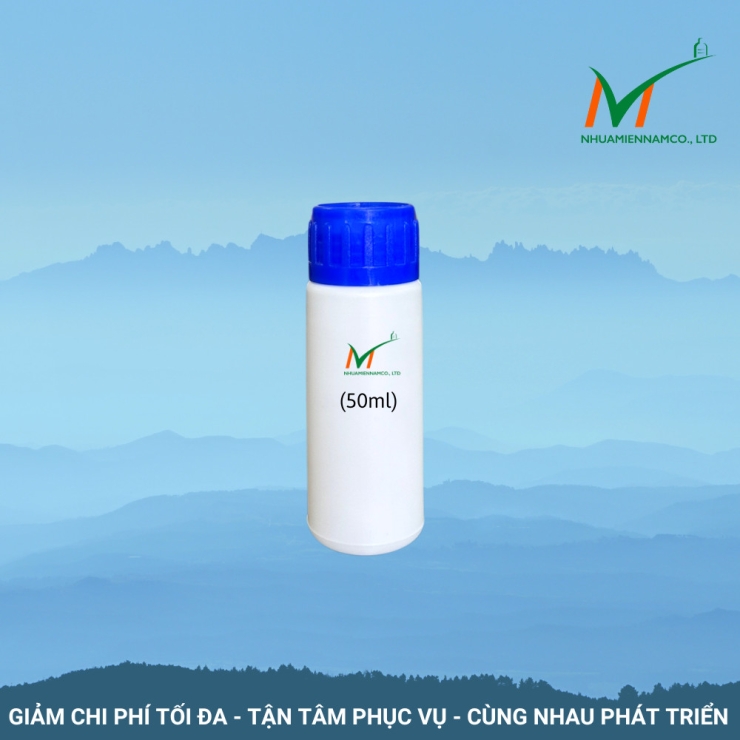 Chai nhựa HDPE 50ml cho thú y thủy sản