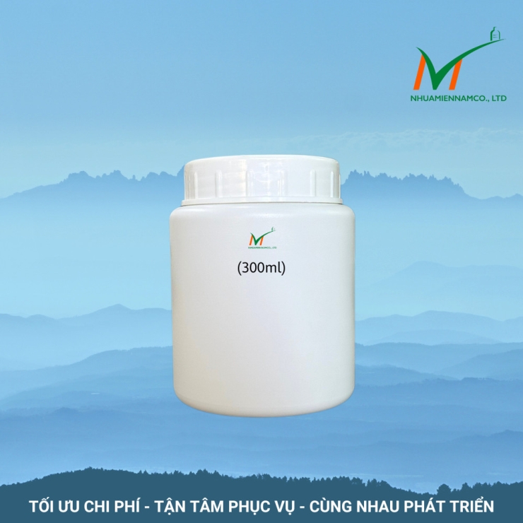 Hủ nhựa tròn 100g nắp vặn