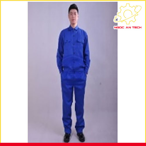 Quần áo kaki màu xanh công nhân