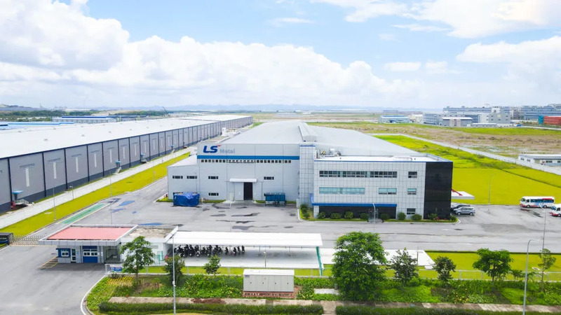 Thi công nhà xưởng - LS Metal - Nhà Thầu Cơ Điện NH Việt Nhật  - Công Ty TNHH Kỹ Thuật NH Việt Nhật