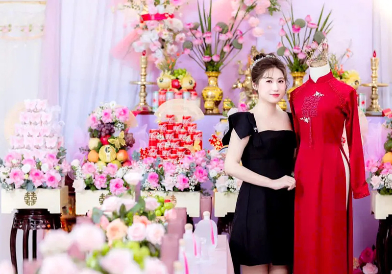 Trang trí bàn thờ gia tiên ngày cưới hỏi
