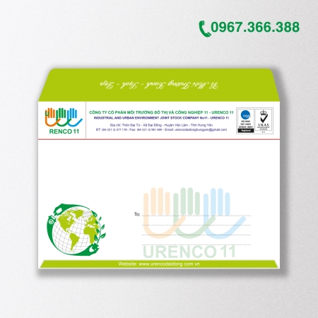 In ấn phong bì A5
