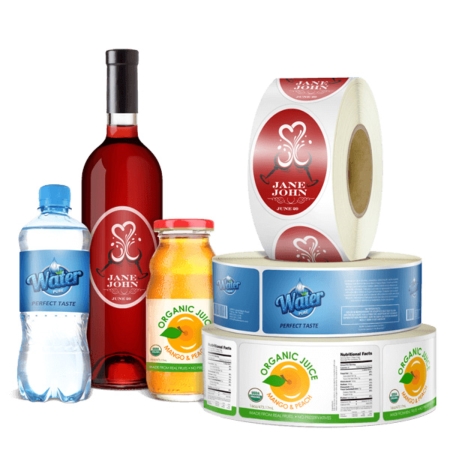 In tem nhãn đồ uống