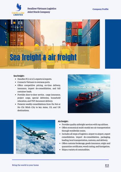  - Logistics Swallow - Công Ty Cổ Phần Logistics Swallow Việt Nam