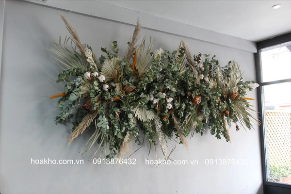 Dựng cảnh hoa khô