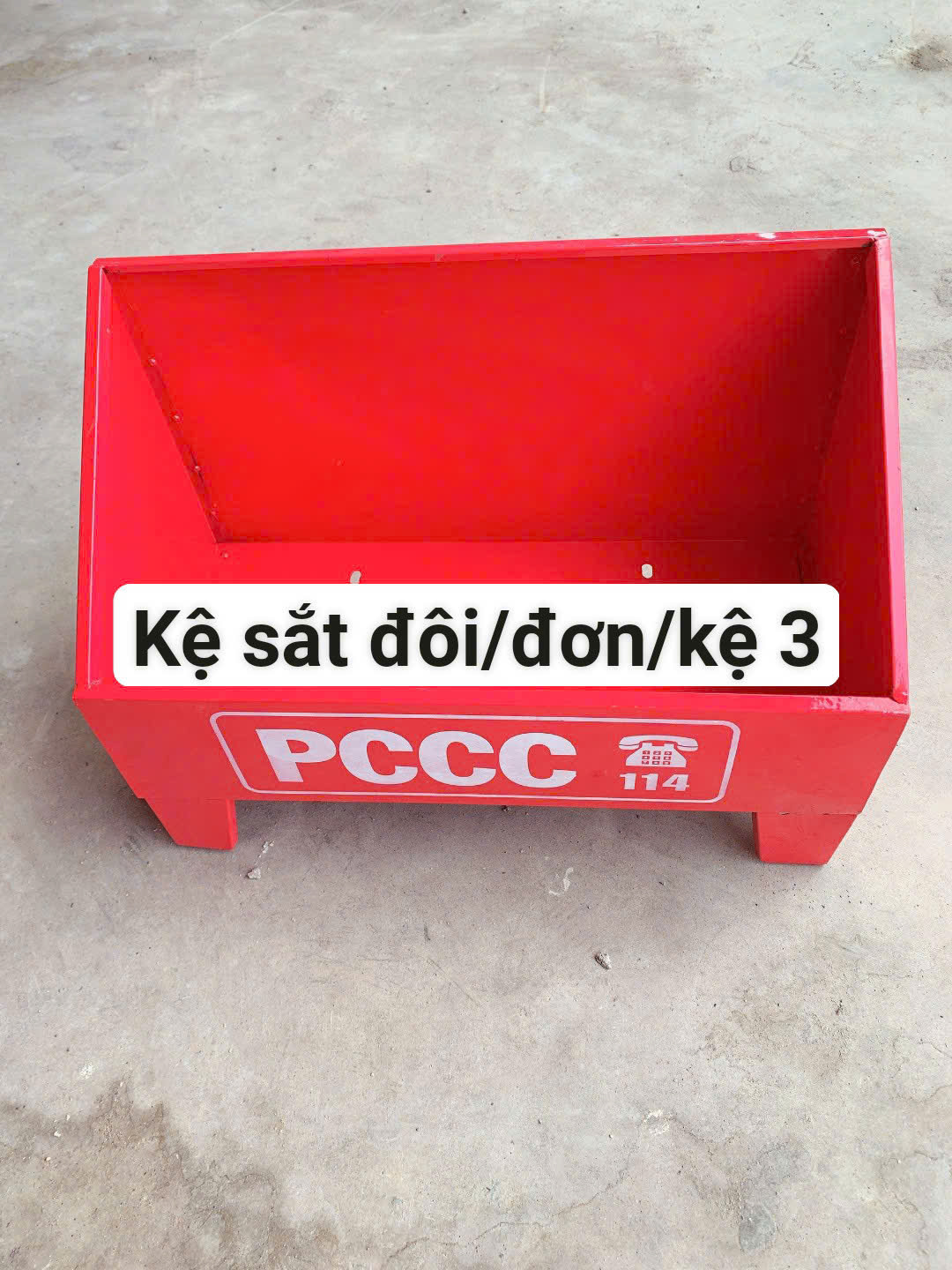 Kệ sắt đôi, đơn, ba
