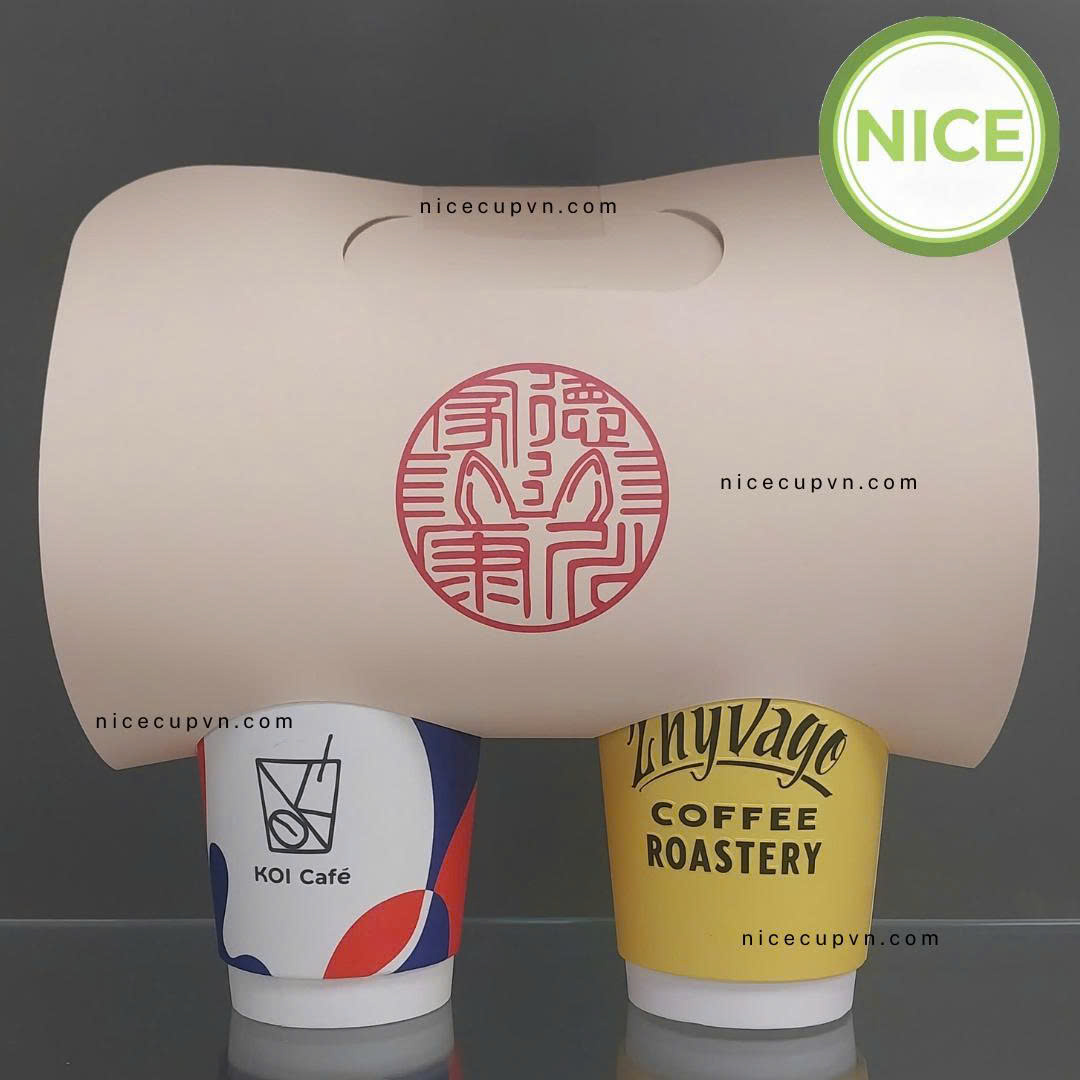 Quai xách ly bằng giấy - Bao Bì Giấy Và Nhựa Nice - Công Ty TNHH Quốc Tế Nice