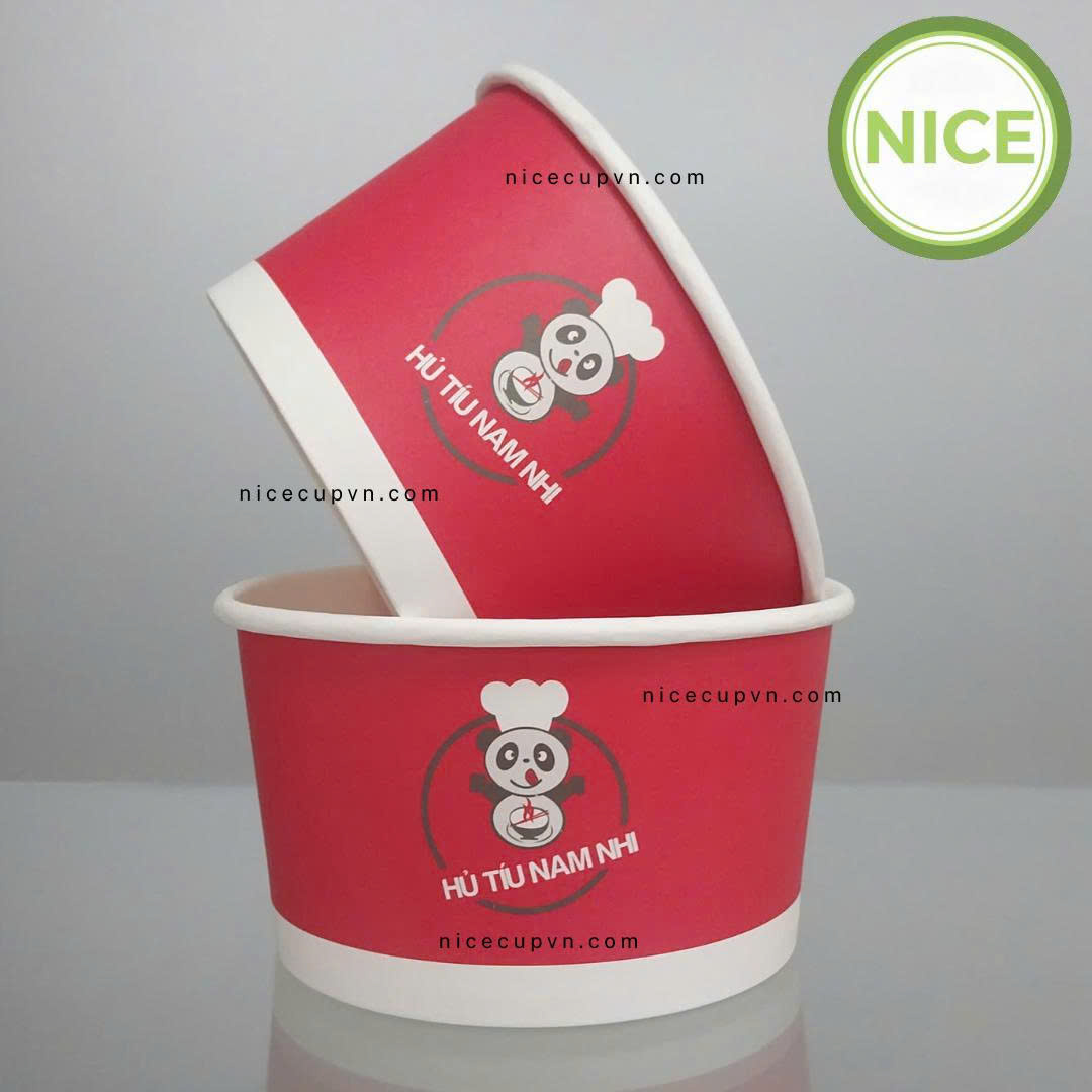 Tô giấy tròn 1 PE - Bao Bì Giấy Và Nhựa Nice - Công Ty TNHH Quốc Tế Nice