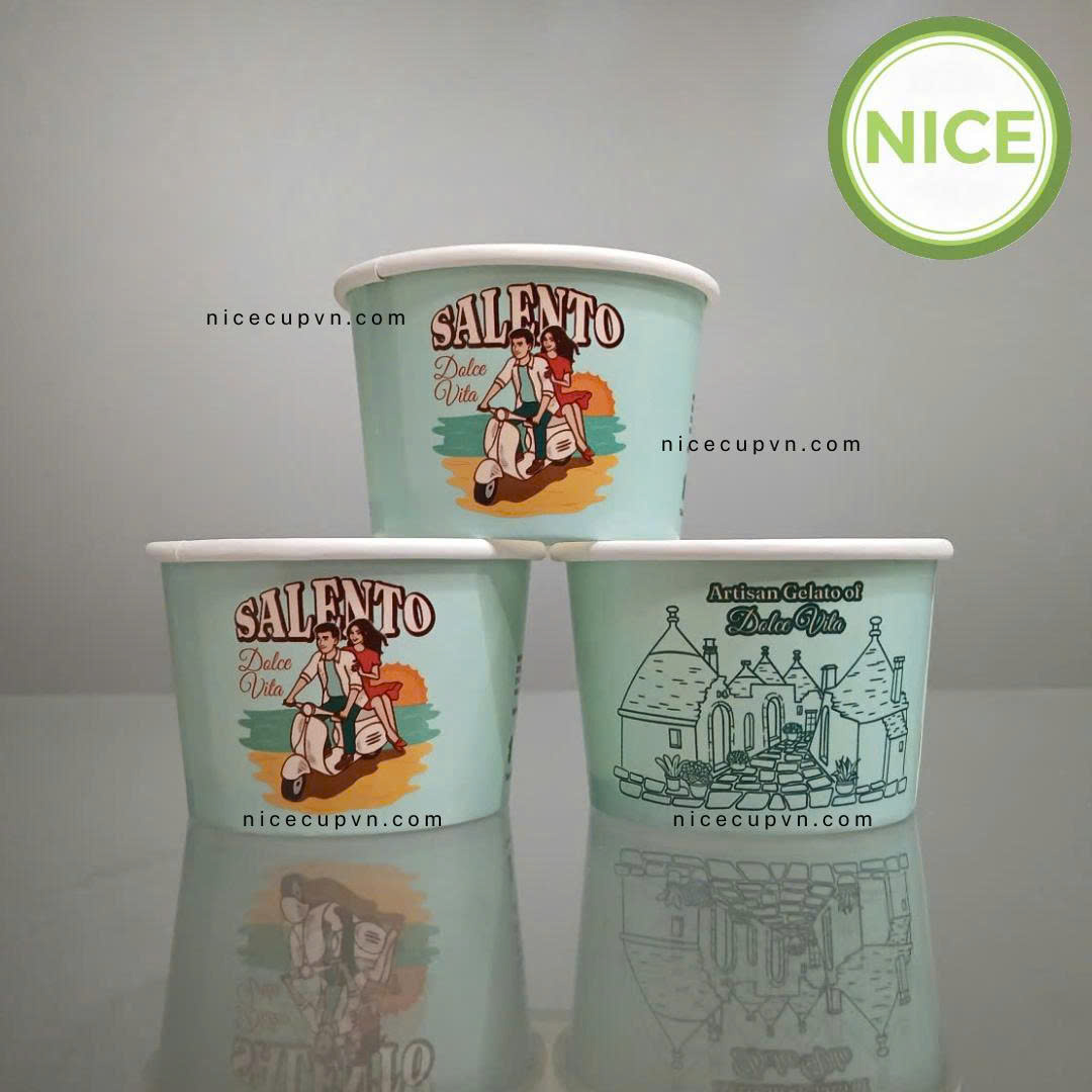 Tô kem giấy - Bao Bì Giấy Và Nhựa Nice - Công Ty TNHH Quốc Tế Nice
