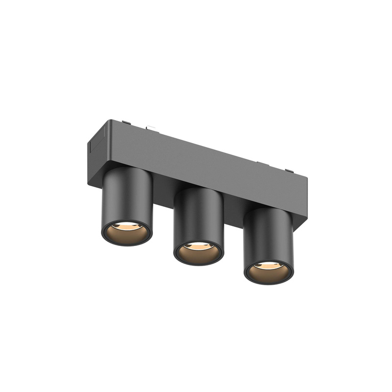 Đèn Spotlight nam châm cụm 3 hệ ray 2in1 GSNCTC3