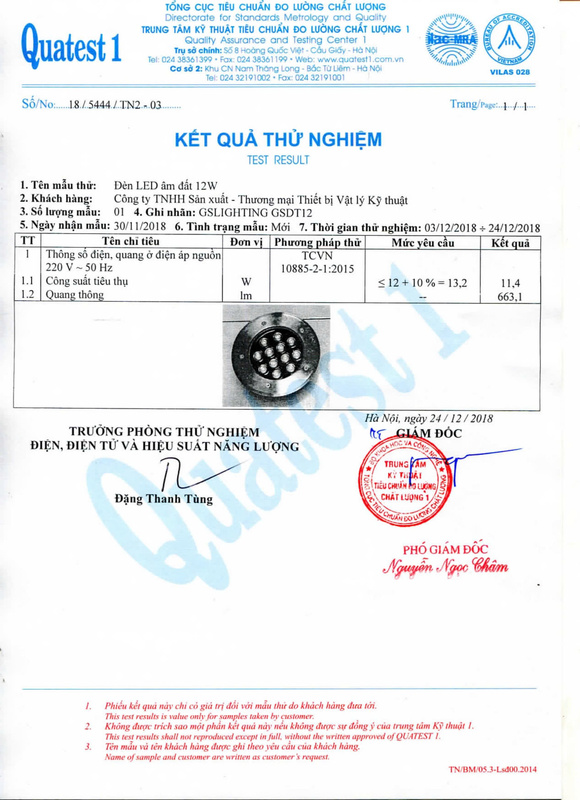 Chứng nhận chất lượng