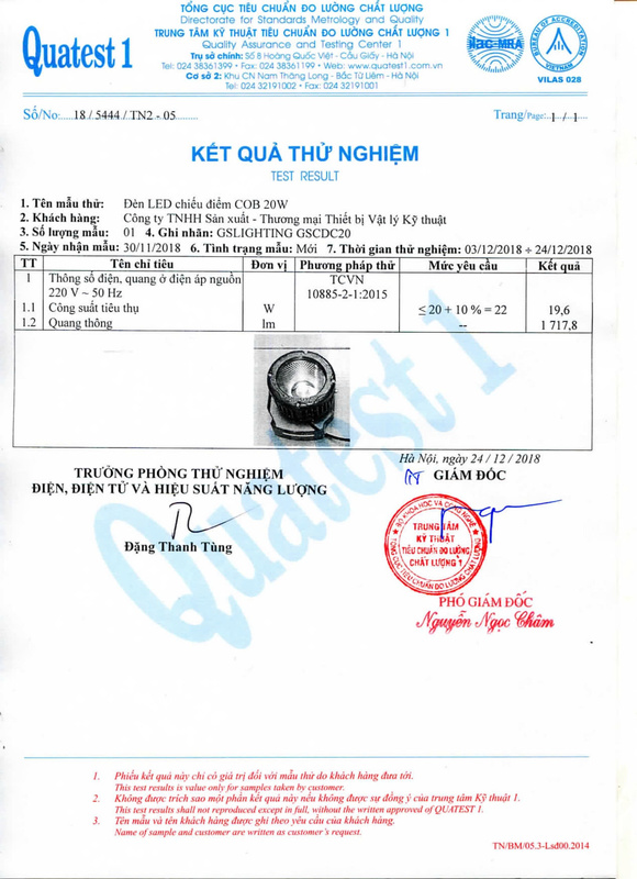 Chứng nhận chất lượng