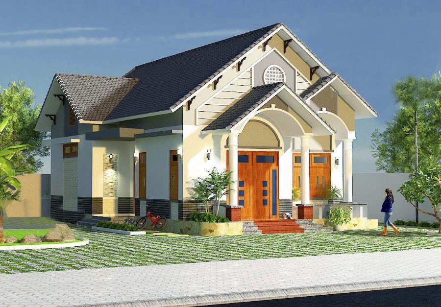 Mẫu thiết kế nhà mái Thái