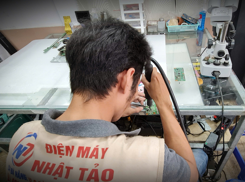 Hoạt động sửa tivi tại nhà, Đà Nẵng - Trung Tâm Điện Tử Nhật Tảo Center - Hộ Kinh Doanh Võ Nhật Linh