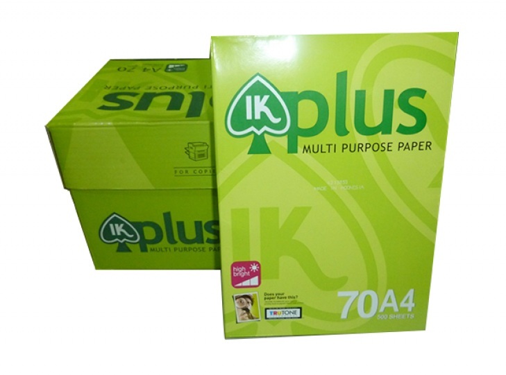 Giấy in A4 IK Plus - Văn Phòng Phẩm Bách Phong - Công Ty TNHH Thương Mại Và Dịch Vụ Công Nghiệp Bách Phong