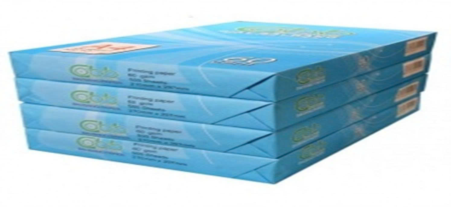 Giâý A4 Bãi Bằng vỏ xanh định lượng 60