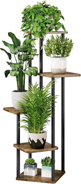 Kệ để chậu hoa trong nhà 5 tầng bằng kim loại - Đồ Nội Thất Kim Loại Dòng Chảy Việt Nam - Công Ty TNHH Dòng Chảy Việt Nam