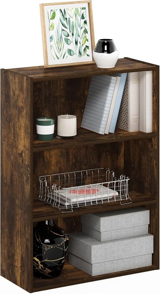 Kệ sách 3 tầng Furinno Pasir gỗ thông hổ phách