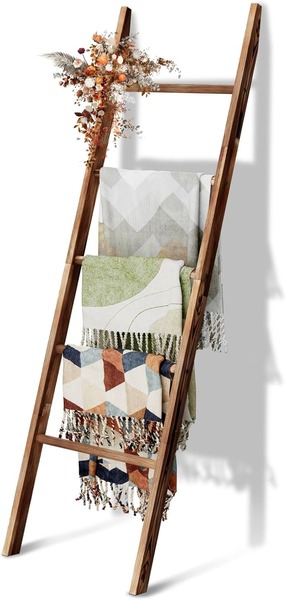 Thang gỗ trang trí 5 tầng cao 5.3 ft