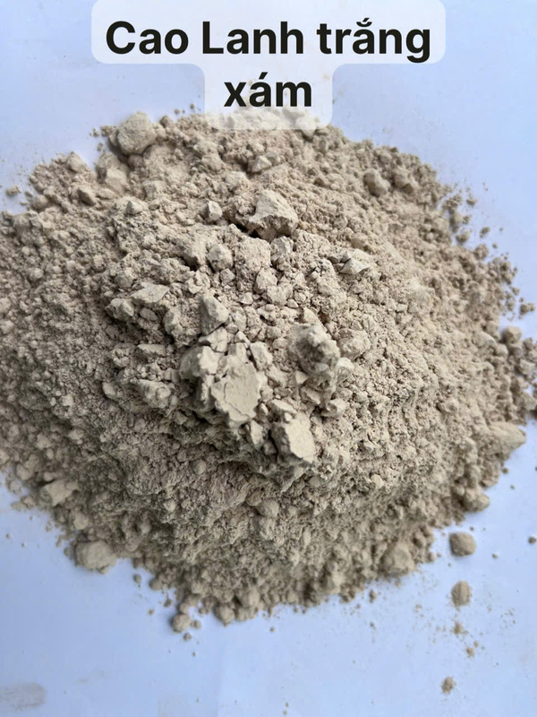 Bột cao lanh trắng xám