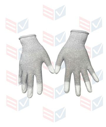 Găng carbon phủ ngón không viền - Công Ty CP Vật Tư Phòng Sạch Và Bảo Hộ Lao Động Bách Việt