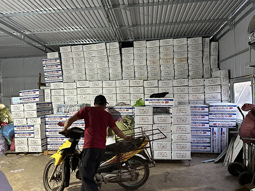 Hình ảnh kho hàng công ty Nguyễn Trung Hiền