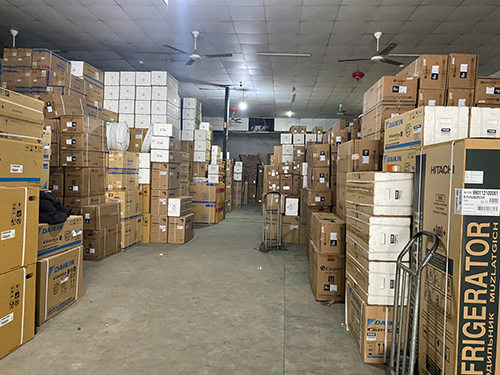 Hình ảnh kho hàng công ty Điện Máy Thuận Phát