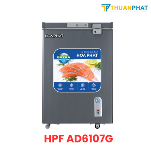 Tủ đông Hòa Phát 1 cánh 107 Lít HPF AD6107G