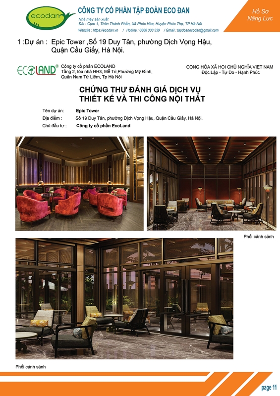 Dự án Epic Tower, Hà Nội