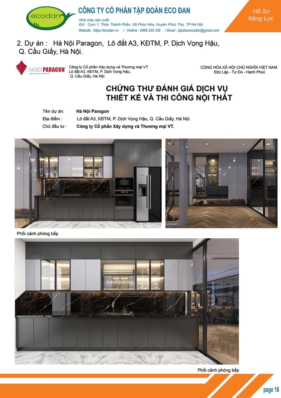 Dự án Hà Nội Paragon, Hà Nội