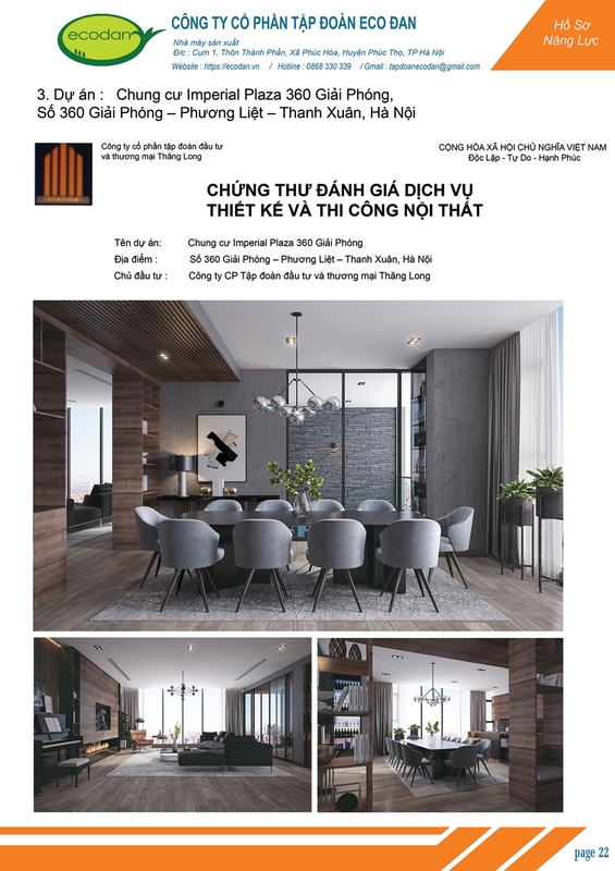 Dự án chung cư Imperial Plaza 360 Giải Phóng, Hà Nội